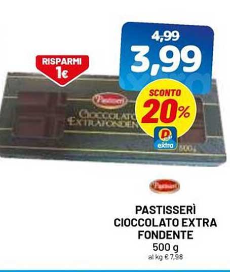 PASTISSERÌ CIOCCOLATO EXTRA FONDENTE