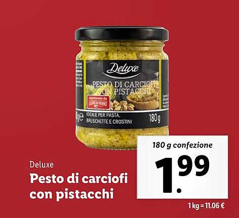 Pesto di carciofi con pistacchi