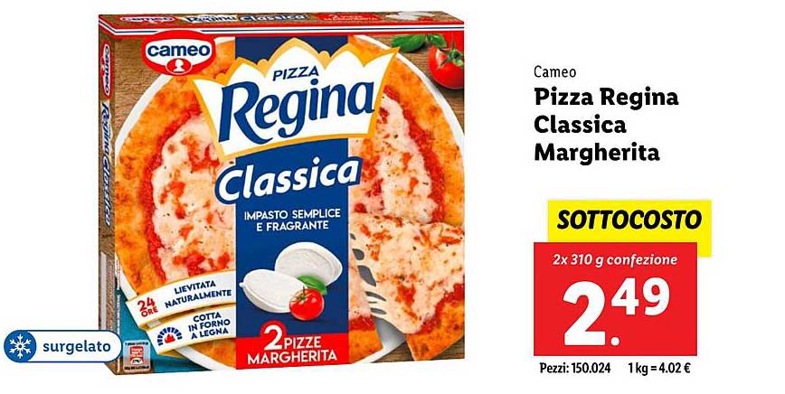 Pizza Regina Classica Margherita