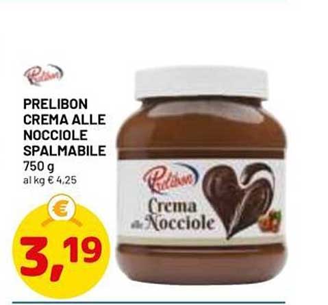 PRELIBON CREMA ALLE NOCCIOLE SPALMABILE