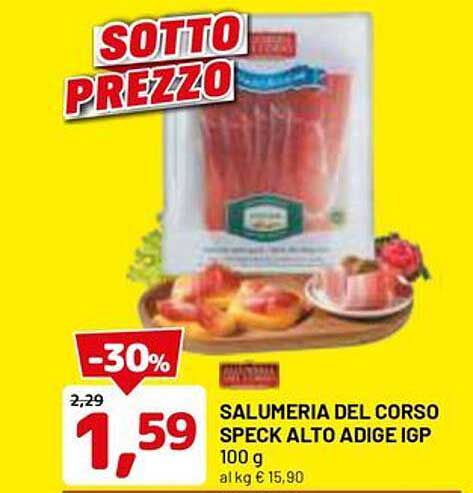 SALUMERIA DEL CORSO SPECK ALTO ADIGE IGP