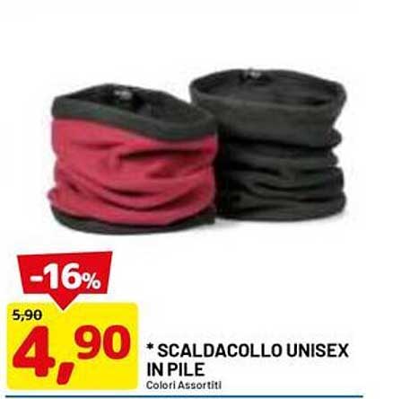 *SCALDACOLLO UNISEX IN PILE