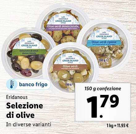 Selezione di olive