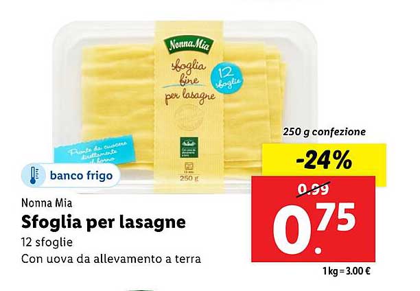 Sfoglia per lasagne