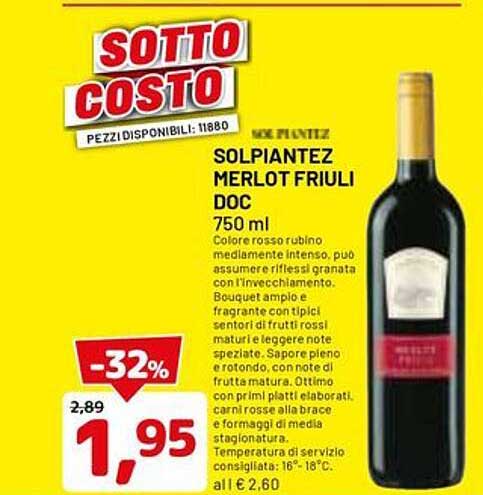 SOLPIANTEZ MERLOT FRIULI DOC