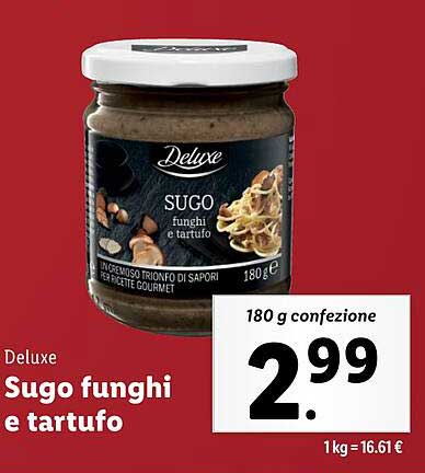 Sugo funghi e tartufo