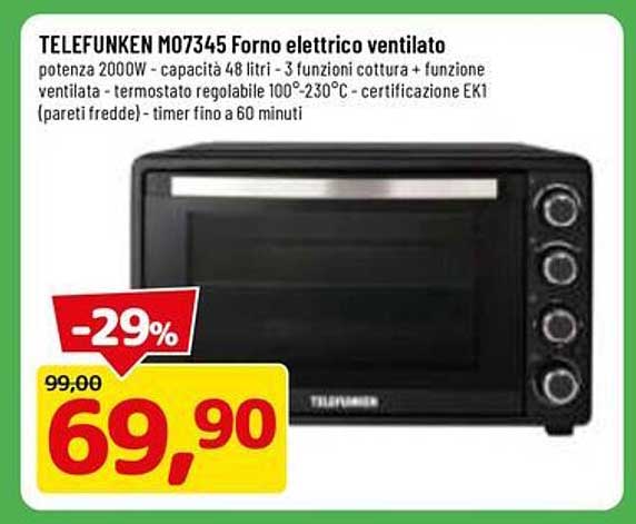 TELEFUNKEN M07345 Forno elettrico ventilato