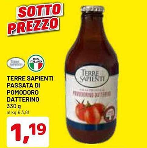 TERRE SAPIENTI PASSATA DI POMODORO DATTERINO