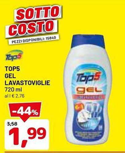 TOP5 GEL LAVASTOVIGLIE