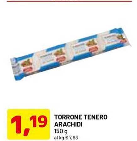 TORRONE TENERO Arachidi