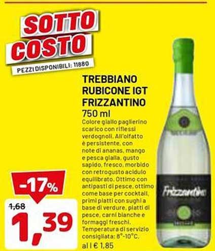 TREBBIANO RUBICONE IGT FRIZZANTINO