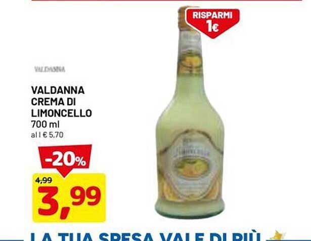 VALDANNA CREMA DI LIMONCELLO