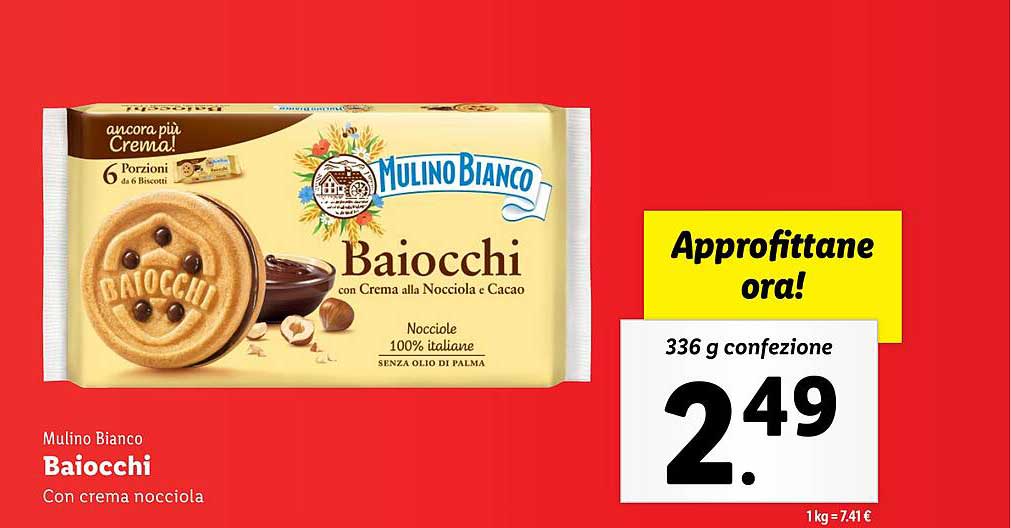 Baiocchi con Crema alla Nocciola e Cacao