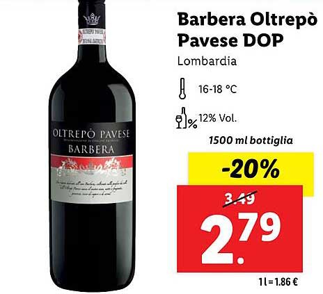 Barbera Oltrepò Pavese DOP