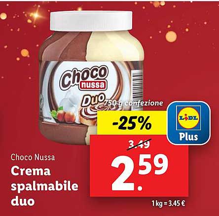 Choco Nussa Crema spalmabile duo