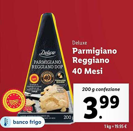 Deluxe Parmigiano Reggiano 40 Mesi