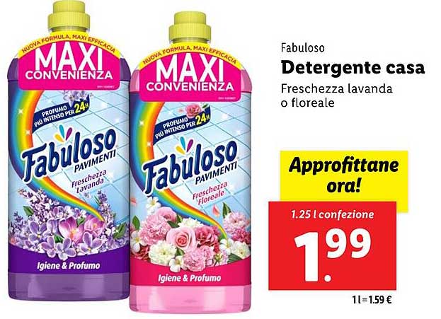 Detergente casa Fabuloso