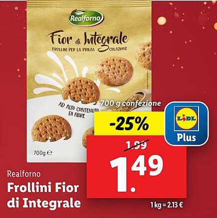 Frollini Fior di Integrale