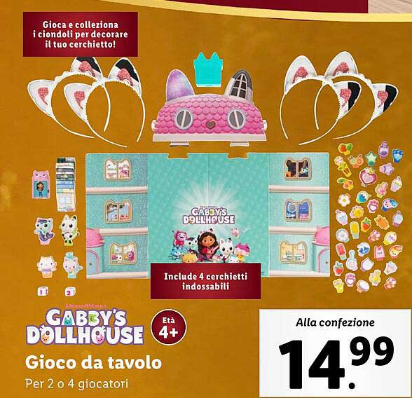 Gioco da tavolo Gabby's Dollhouse