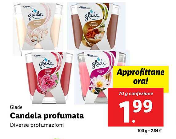 Glade Candela profumata