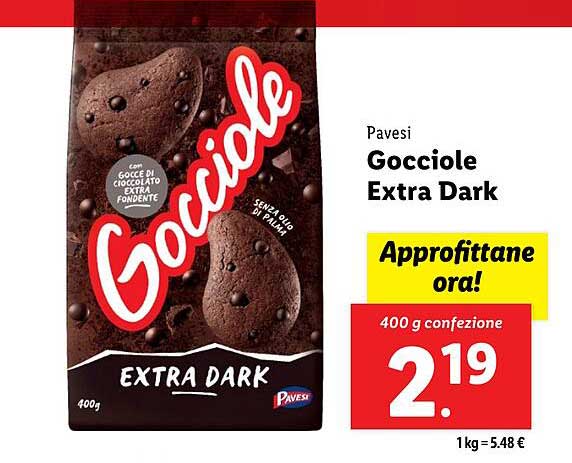 Gocciole Extra Dark