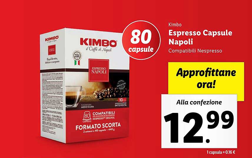 Kimbo Espresso Napoli Compatibili Nespresso