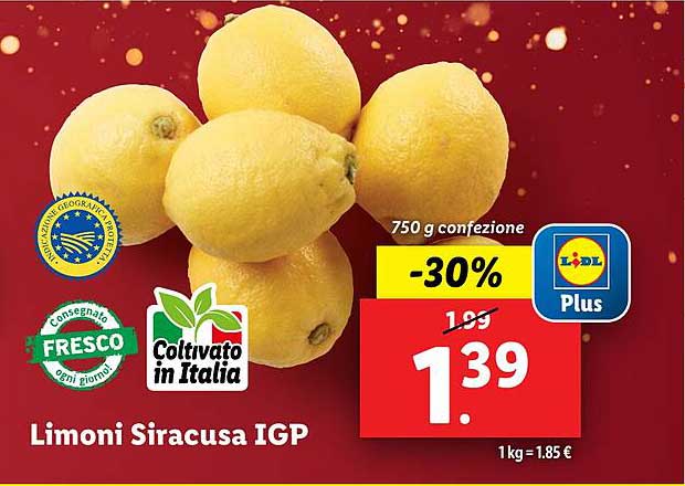 Limoni Siracusa IGP