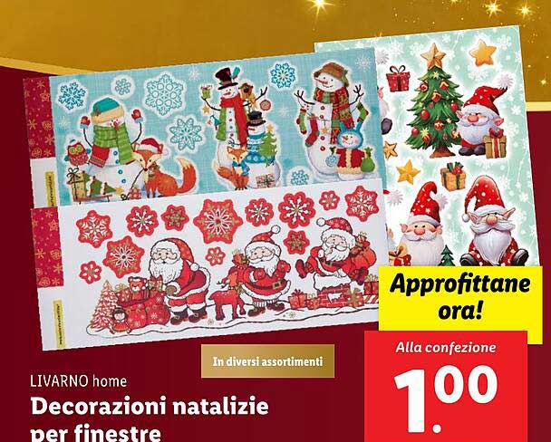 LIVARNO home Decorazioni natalizie per finestre