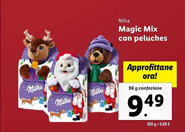 Milka Magic Mix con peluches