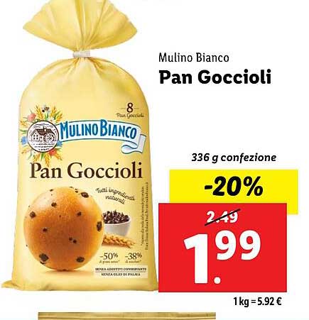 Mulino Bianco Pan Goccioli