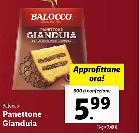 Panettone Gianduia