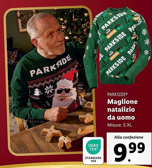 PARKSIDE® Maglione natalizio da uomo