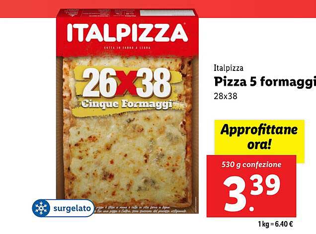 Pizza 5 formaggi