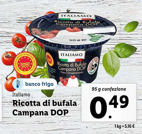 Ricotta di bufala Campana DOP