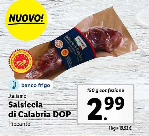 Salsiccia di Calabria DOP