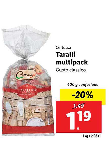 Taralli multipack