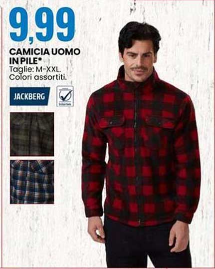 CAMICIA UOMO IN PILE*