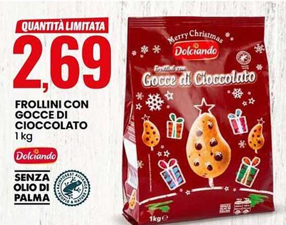 FROLLINI CON GOCCE DI CIOCCOLATO