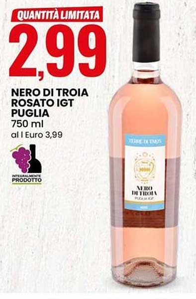 NERO DI TROIA ROSATO IGT PUGLIA