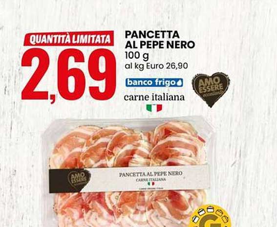 PANCETTA AL PEPE NERO