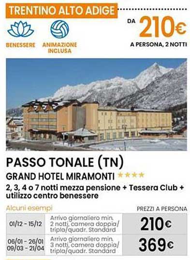 PASSO TONALE (TN) GRAND HOTEL MIRAMONTI