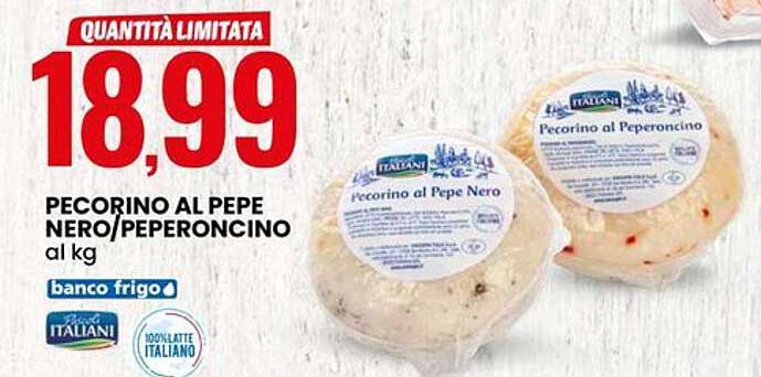 Pecorino al pepe nero/peperoncino