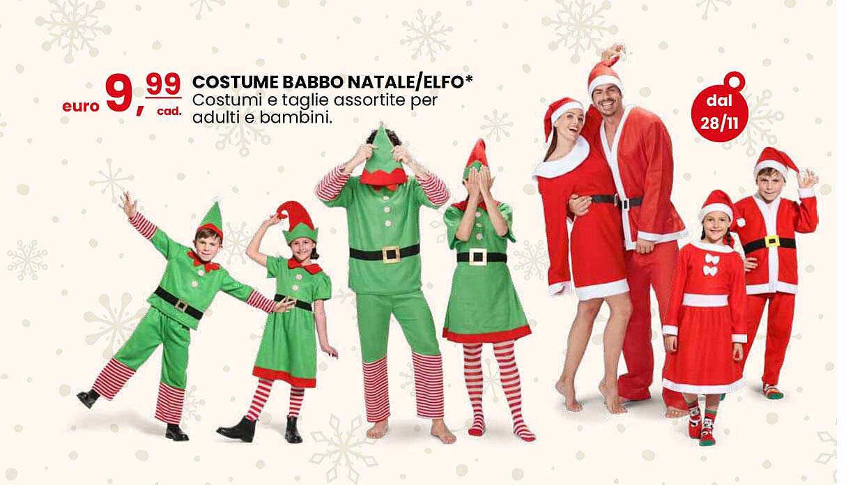 COSTUME BABBO NATALE/ELFO*