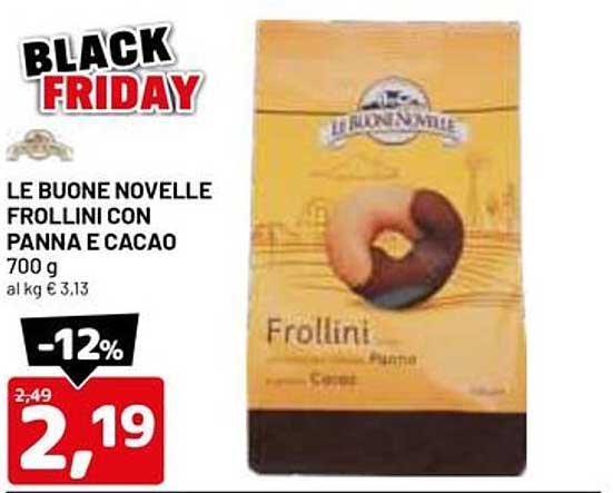 LE BUONE NOVELLE FROLLINI CON PANNA E CACAO