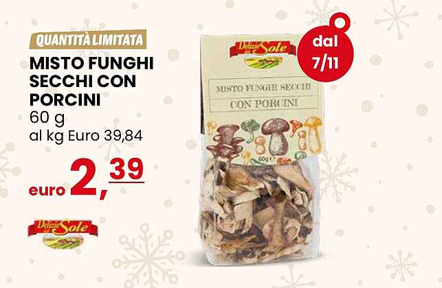 MISTO FUNGHI SECCHI CON PORCINI