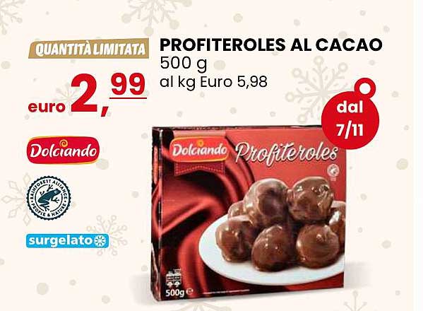 PROFITEROLES AL CACAO