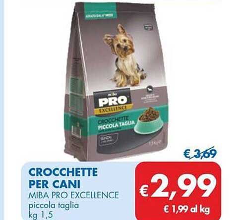 CROCCHETTE PER CANI MIBA PRO EXCELLENCE piccola taglia