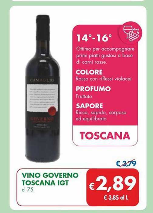 VINO GOVERNO TOSCANA IGT