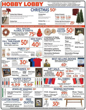 Hobby Lobby Weekly Ad