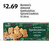 Benton's Almond Spekulatius Spiced Cookies